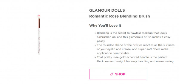Glamour Dolls Blending Brush Kickfurther